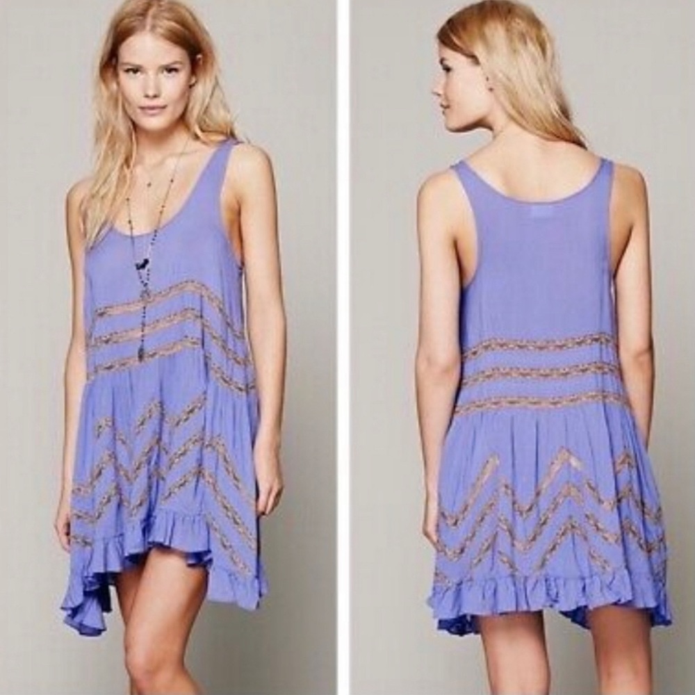 Free People | Voile and Lace Trapeze Dress